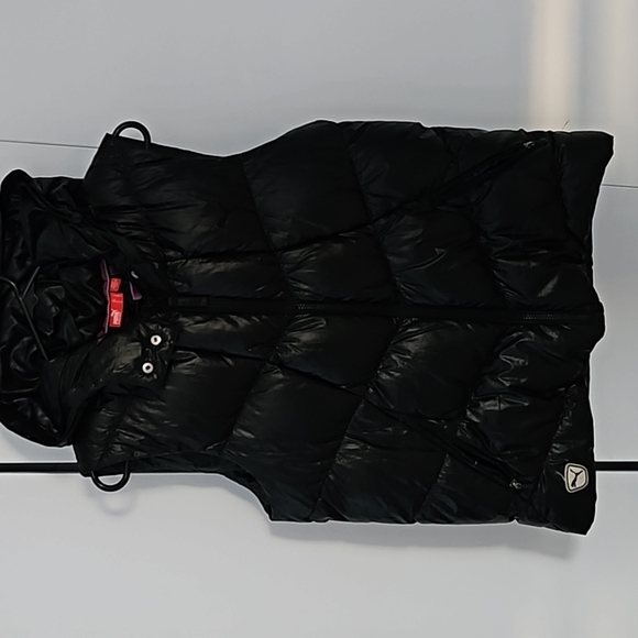Puma black puff cropped vest - Size L - Picture 6 of 9